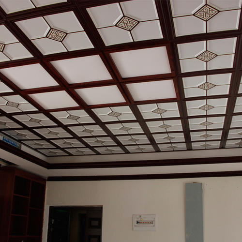 復古鋁扣板吊頂效果圖-現代簡約鋁扣板吊頂效果圖