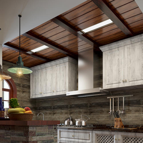 美式鄉村臥室鋁扣板吊頂-臥室裝不裝吊頂呢