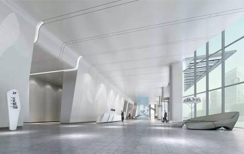 鋁扣板項目-佛山美利龍之寫字樓組合天花項目工程