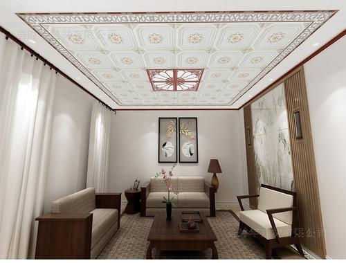 客廳集成吊頂二級頂效果圖-客廳鋁扣板吊頂廠家總結