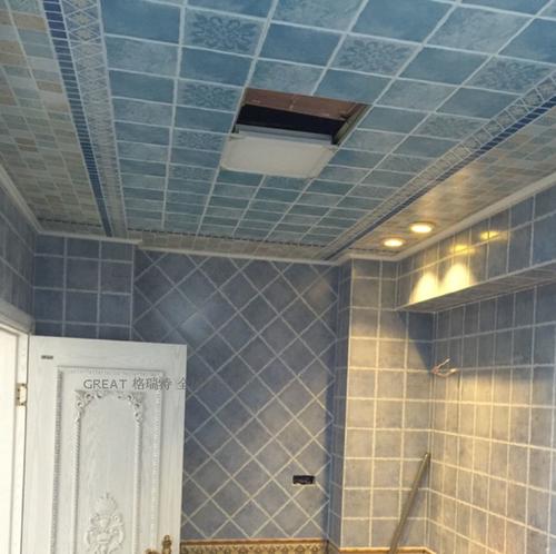 藍色鋁扣板變-白色鋁扣板變色-深藍色鋁扣板