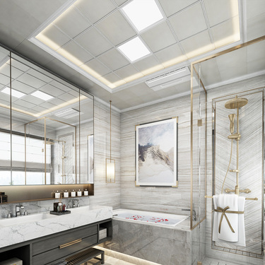 衛生間鋁扣板二級吊頂-二級吊頂的區別