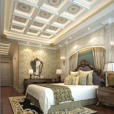 臥室客廳鋁扣板吊頂-簡歐式鋁扣板吊頂效果怎樣