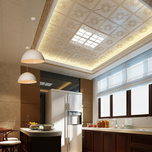 批發歐式集成墻鋁扣板-簡歐式鋁扣板吊頂效果圖好看嗎