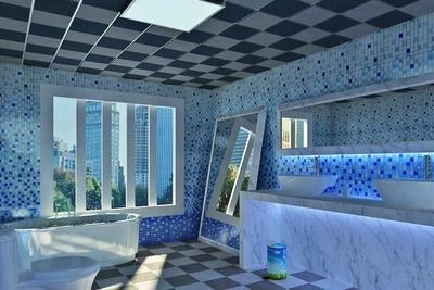 鋁扣板吊頂圖片大全效果圖-衛生間鋁扣板吊頂圖片大放送