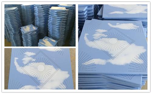 藍(lán)色沖孔鋁單板-沖孔鋁天花廠家講講沖孔鋁天花的優(yōu)點及規(guī)格型號有哪些