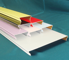 鋁扣板條形天花-天花條形鋁扣板規格-條形烤漆鋁扣板天花