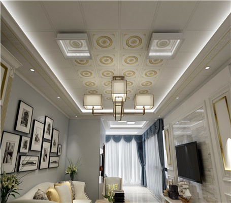 簡歐鋁扣板吊頂效果圖 簡歐鋁扣板吊頂效果圖