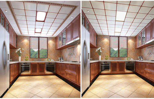 陽臺中式集成吊頂圖片-鋁扣板吊頂還是集成吊頂好