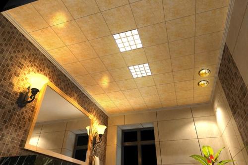 鋁扣板屬于哪類材料-云浮鋁扣板廠家講衛生間吊頂的材料有哪些