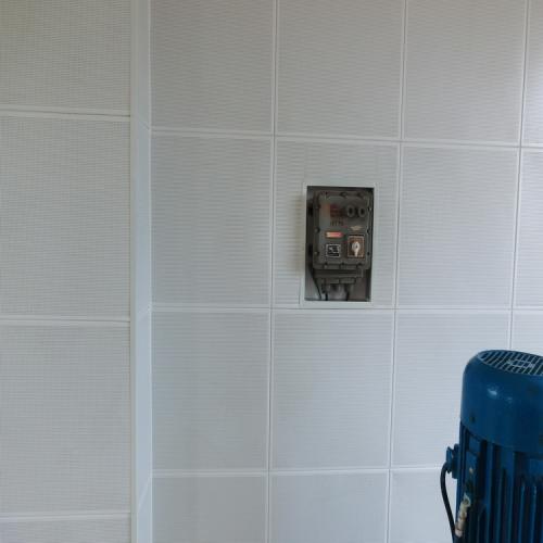 裝飾墻體鋁扣板圖片-沖孔鍍鋅鋼板裝飾臺(tái)灣太子馥售樓處墻體