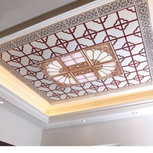 新中式鋁扣板吊頂效果圖-中式鋁扣板吊頂效果圖