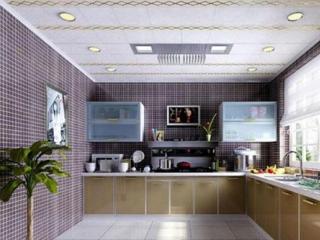 廚房集成吊頂的品種鋁扣板-廚房集成吊頂與衛生間鋁扣板吊頂的安裝要點