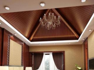 新中式鋁扣板吊頂效果圖-新中式餐廳吊頂常見原材料